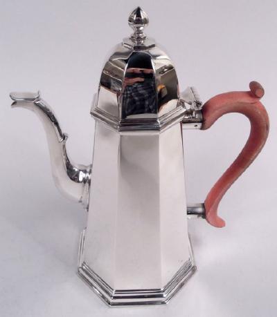  Cartier Cartier English Georgian Sterling Silver 4 Piece Coffee Tea Set