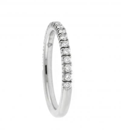  Cartier Cartier Etincelle de Cartier wedding band 2 mm width semi paved