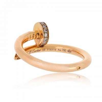  Cartier Cartier Juste Un Clou 18K Rose Gold Diamond Ring