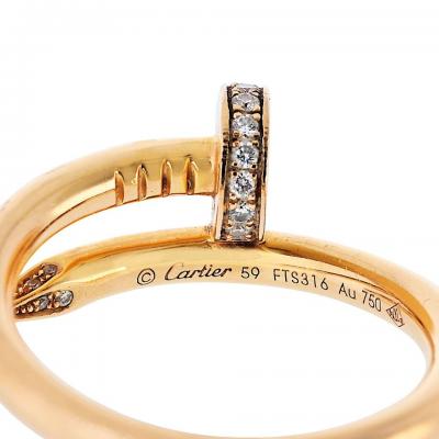  Cartier Cartier Juste Un Clou 18K Rose Gold Diamond Ring