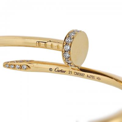 Cartier Cartier Juste Un Clou 18K Yellow Gold Size 21 Classic Model Bracelet