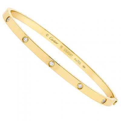  Cartier Cartier LOVE Bracelet Small Model 10 Diamonds