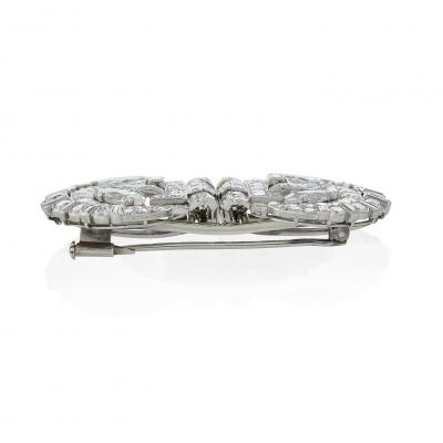  Cartier Cartier London Indian Inspired Diamond Double Clip Brooch