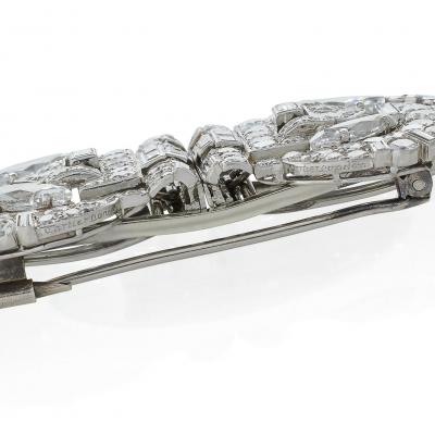  Cartier Cartier London Indian Inspired Diamond Double Clip Brooch