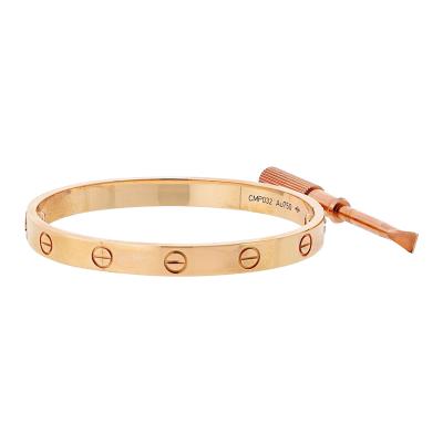 Cartier Cartier Love 18K Rose Gold Size 16 Bracelet