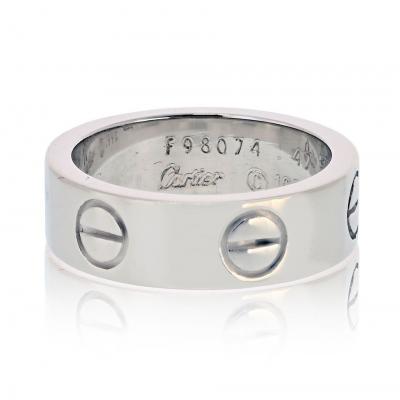  Cartier Cartier Love 18K White Gold Classic Ring