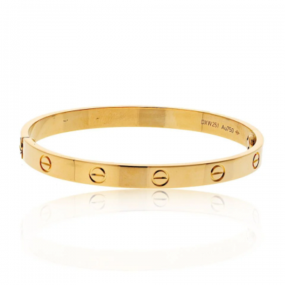  Cartier Cartier Love 18K Yellow Gold Size 18 Bracelet
