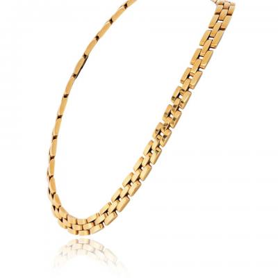  Cartier Cartier Maillon 18K Yellow Gold Three Row Necklace