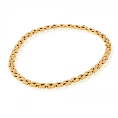 Cartier Cartier Maillon 18K Yellow Gold Three Row Necklace