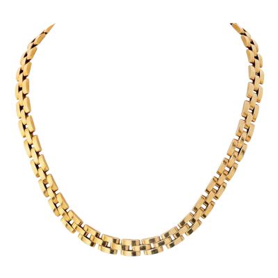  Cartier Cartier Maillon 18K Yellow Gold Three Row Necklace