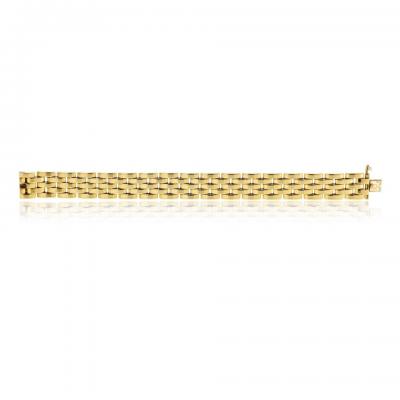  Cartier Cartier Maillon 18K Yellow Gold Vintage Panthere Bracelet