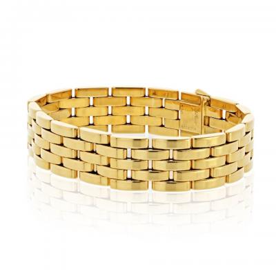  Cartier Cartier Maillon 18K Yellow Gold Vintage Panthere Bracelet