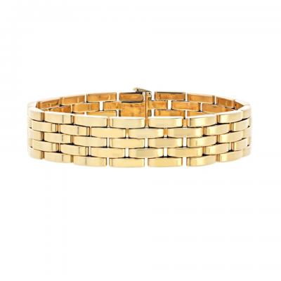  Cartier Cartier Maillon 18K Yellow Gold Vintage Panthere Bracelet