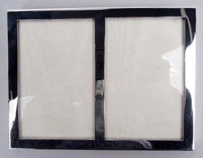  Cartier Cartier Midcentury Modern Sterling Silver Double Picture Frame