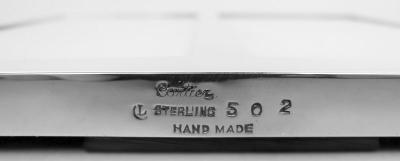  Cartier Cartier Midcentury Modern Sterling Silver Double Picture Frame