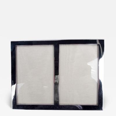  Cartier Cartier Midcentury Modern Sterling Silver Double Picture Frame