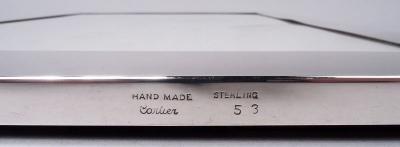  Cartier Cartier Modern Sterling Silver Frame for Portrait or Landscape Picture