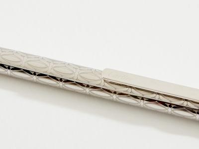  Cartier Cartier Must II ballpoint pen silver plated and palladium 1980s