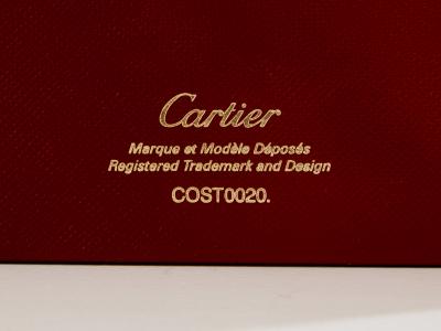  Cartier Cartier Must II ballpoint pen silver plated and palladium 1980s