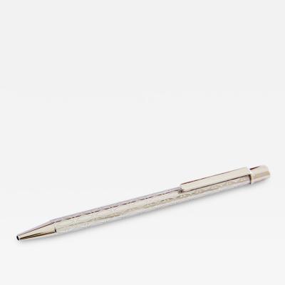  Cartier Cartier Must II ballpoint pen silver plated and palladium 1980s