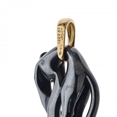  Cartier Cartier Panth re Pendant in Sylverium 18K Yellow Gold Pendant Only