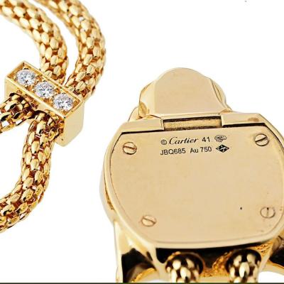  Cartier Cartier Panthere 18K Yellow Gold Chocker Chain Necklace