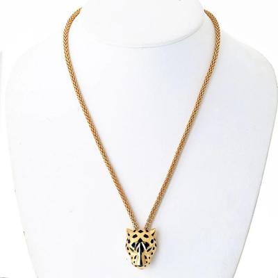  Cartier Cartier Panthere 18K Yellow Gold Chocker Chain Necklace