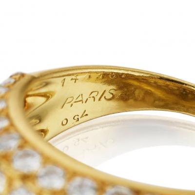  Cartier Cartier Paris Diamond Double Band Ring