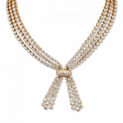  Cartier Cartier Paris Diamond Tassel Necklace