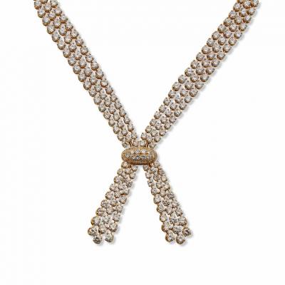  Cartier Cartier Paris Diamond Tassel Necklace