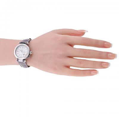  Cartier Cartier Pasha 18K White Gold 32mm Dial Diamond Markers 2398 Watch