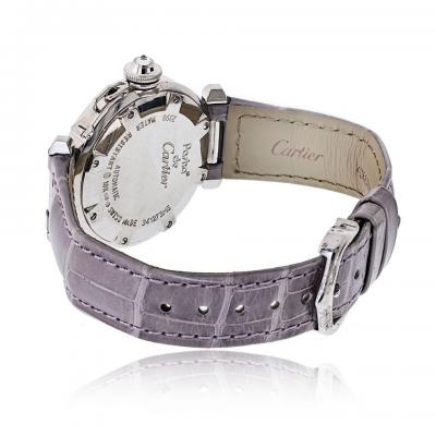  Cartier Cartier Pasha 18K White Gold 32mm Dial Diamond Markers 2398 Watch