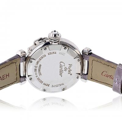  Cartier Cartier Pasha 18K White Gold 32mm Dial Diamond Markers 2398 Watch