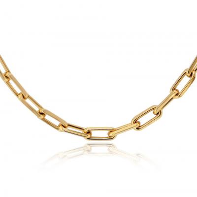  Cartier Cartier Santos 18K Yellow Gold 22 Inch Necklace