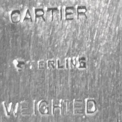  Cartier Cartier Sterling Silver Streamline Moderne Table Lighter