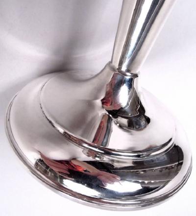  Cartier Pair of Cartier American Georgian Sterling Silver Candlesticks