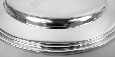  Cartier Set of 8 Cartier American Modern Sterling Silver Bread Butter Plates