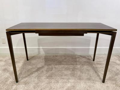  Cartier Signed Cartier Rare Bronze Desk w Lateral Extending Shelves