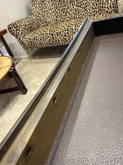  Cartier Signed Cartier Rare Bronze Desk w Lateral Extending Shelves