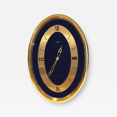  Cartier Vintage Cartier Oval Table Clock