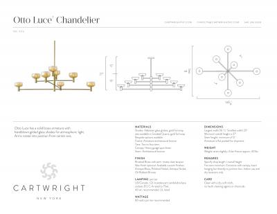  Cartwright New York Otto Luce Chandelier