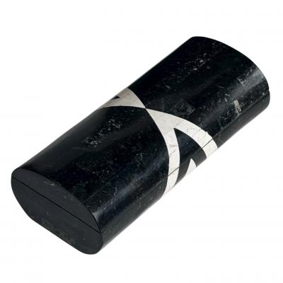  Casa Bique Casa Bique Tessellated Stone Large Dresser Box Italy 1960