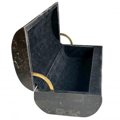  Casa Bique Casa Bique Tessellated Stone Large Dresser Box Italy 1960