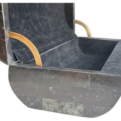  Casa Bique Casa Bique Tessellated Stone Large Dresser Box Italy 1960