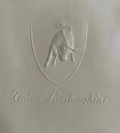  Casa Tonino Lamborghini Tonino Lamborghini Italy Ostrich Leather 2 Part Sectional Sofa 2010