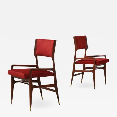  Cassina 12 x Model 676 Dining Chairs by Gio Ponti for Cassina