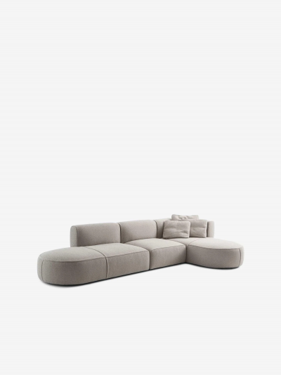  Cassina 553 BOWY SOFA RIGHT CHAISE