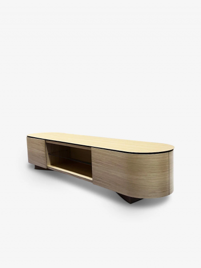Cassina 558 RONDOS CHEST OF DRAWERS IN OAK 2 DRAWERS WITH OPEN COMPARTMENT