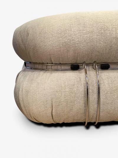  Cassina 944 SORIANA THREE SEATER SOFA IN LUXOR PERLA