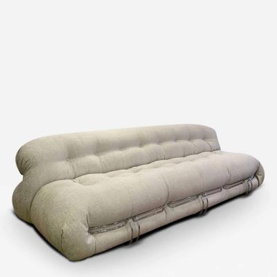  Cassina 944 SORIANA THREE SEATER SOFA IN LUXOR PERLA